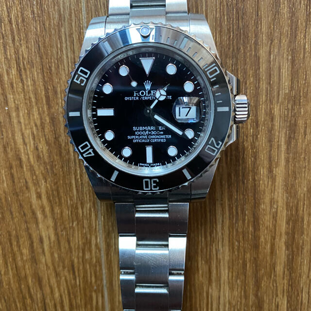 black sub ceramic bezel 904L 即日発送