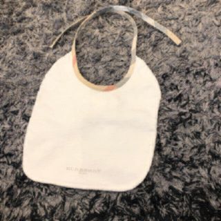 バーバリー(BURBERRY)の美品 バーバリー スタイ よだれかけ Burberry チェック 紐タイプ (ベビースタイ/よだれかけ)