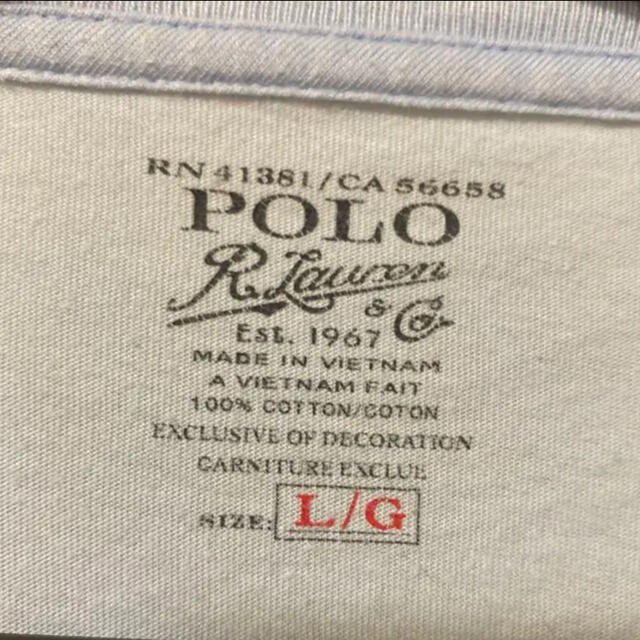 POLO RALPH LAUREN(ポロラルフローレン)のラルフローレン　Tシャツ　水色 レディースのトップス(Tシャツ(半袖/袖なし))の商品写真