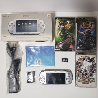 プレイステーションポータブル(PlayStation Portable)のSONY PSP-2000 アイスシルバー  本体(携帯用ゲーム機本体)