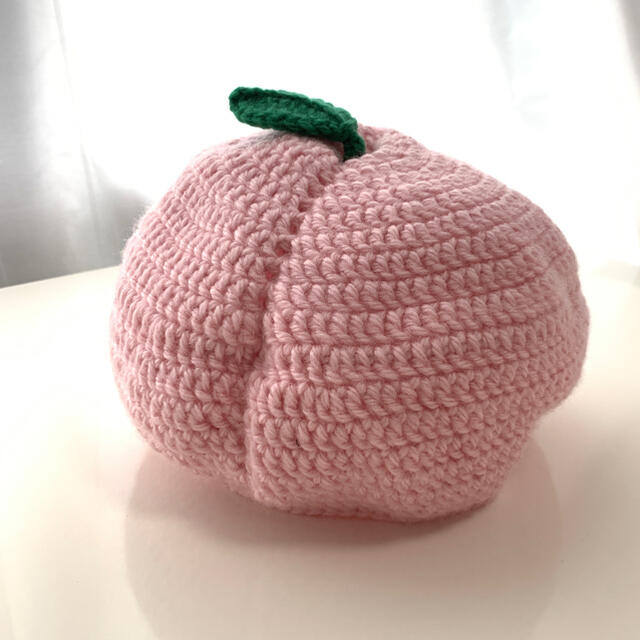 桃帽子 ４６センチの通販 By のほほんライスボール ラクマ