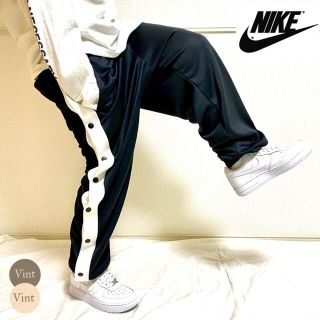 NIKE - ナイキ サイドスナップ ボタン ジャージ トラックパンツ 旧ロゴ