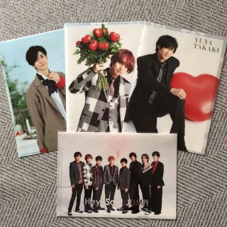 ヘイセイジャンプ(Hey! Say! JUMP)の【新品未開封】Hey! Say! JUMP クリアファイル 4枚セット(アイドルグッズ)