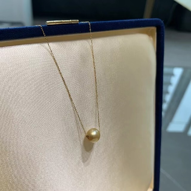 高級】天然南洋真珠 一粒ネックレス8-9mm k18 若者の大愛商品 50%割引