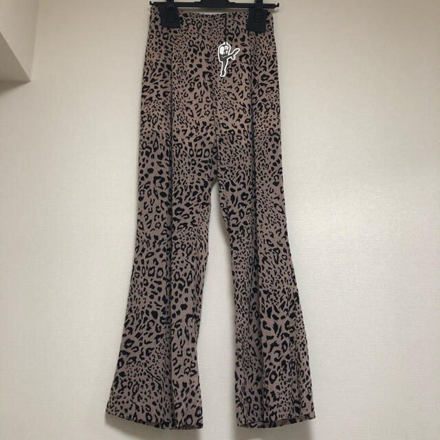 Verybrain(ベリーブレイン)のLeopard Sheer Pants レオパードシアーパンツ レディースのパンツ(カジュアルパンツ)の商品写真