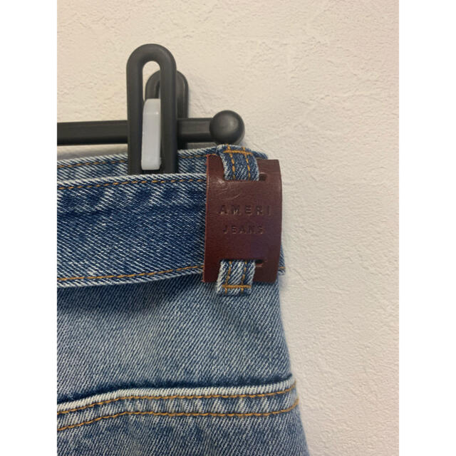 Ameri VINTAGE(アメリヴィンテージ)のAmeri  デニム　CROSS FRONT PAPA DENIM レディースのパンツ(デニム/ジーンズ)の商品写真