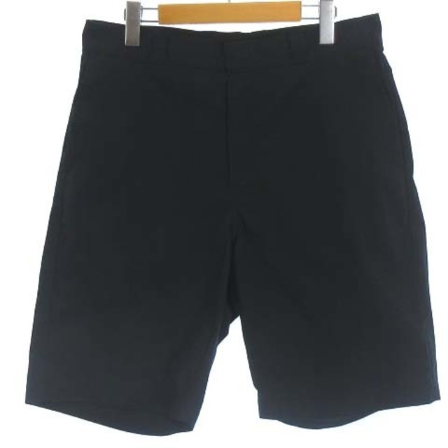EDIFICE(エディフィス)のエディフィス 18SS ワイド ショーツ ショート パンツ ストレッチ 黒 L メンズのパンツ(ショートパンツ)の商品写真