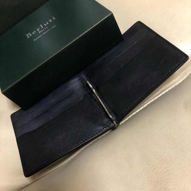 Berluti(ベルルッティ)のBERLUTI ベルルッティ マネークリップ　ASSAO アッサオ 二つ折り財布 メンズのファッション小物(マネークリップ)の商品写真