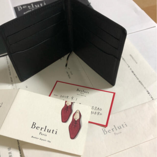Berluti(ベルルッティ)のBERLUTI ベルルッティ マネークリップ　ASSAO アッサオ 二つ折り財布 メンズのファッション小物(マネークリップ)の商品写真