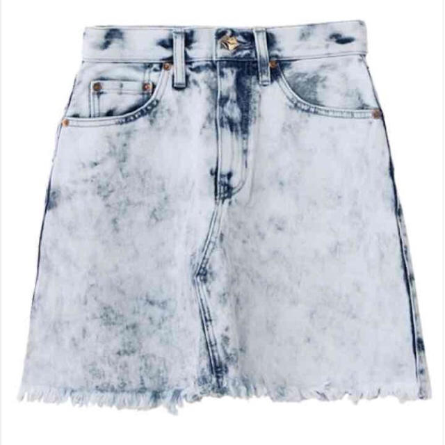 EVRIS(エヴリス)のフリンジデニムスカート レディースのスカート(ミニスカート)の商品写真