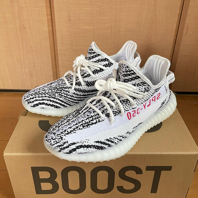 adidas(アディダス)のadidas Yeezy Boost 350 V2 ZEBRA 27cm メンズの靴/シューズ(スニーカー)の商品写真