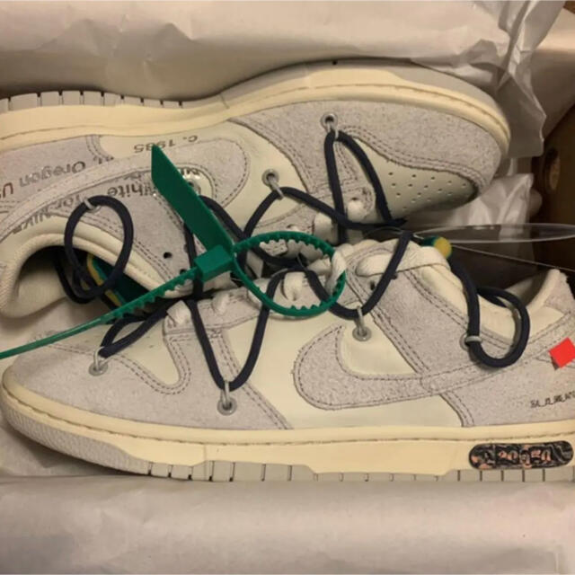 NIKE off-white DUNK LOW LOT.20 26.5cm