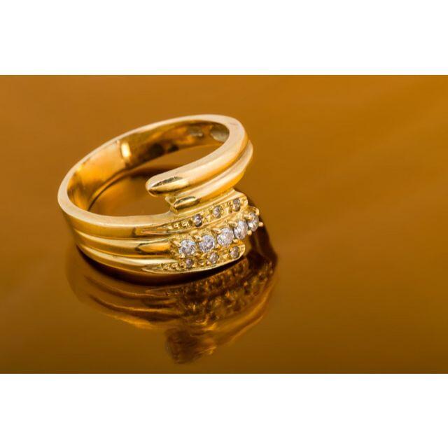 流行に  K18 ダイヤモンド 品番r20-373 リング リング(指輪)