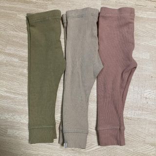 ザラ(ZARA)のZARA baby リブレギンス3本セット　９-12ヶ月(パンツ)