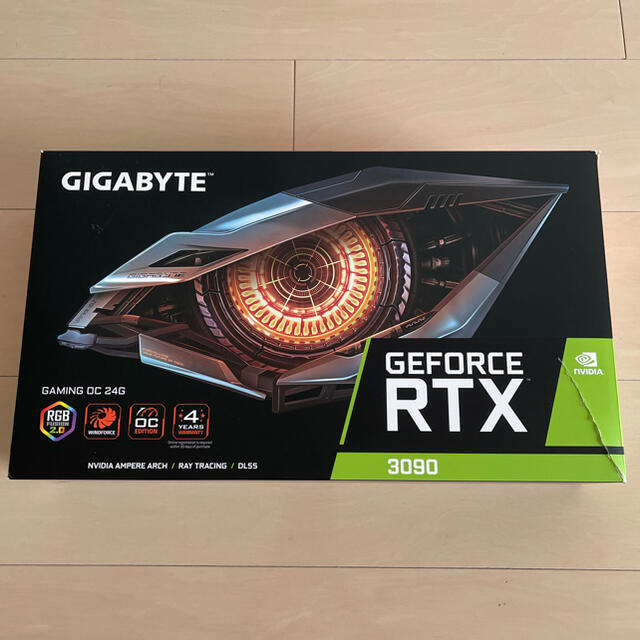 印象のデザイン NVIDIA GIGABYTE GeForce 24GB OC RTX3090 PCパーツ ...