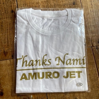 ジャル(ニホンコウクウ)(JAL(日本航空))の【サマーSALE】 JTA JAL AMURO JET Tシャツ　白　XSサイズ(Tシャツ(半袖/袖なし))