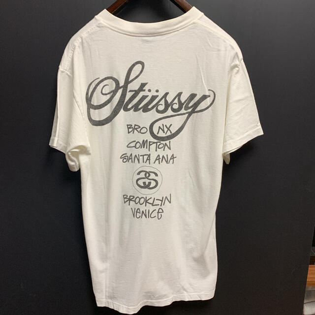 ワールドツアーOLD STUSSY 80s ヴィンテージ Tシャツ 黒タグ