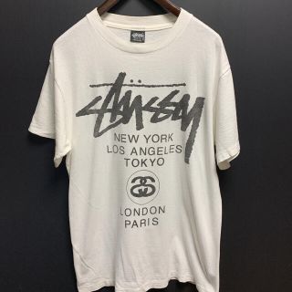 80s old stussy hanesボディ ワールドツアー スウェット