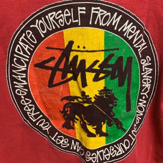 90s OLD Stussy twist girl ヴィンテージTシャツ 紺タグ