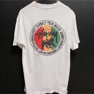 stussy  ラスタカラー　ヴィンテージ　tシャツ