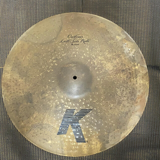 ジルジャン　custom　left　ride　side　印象のデザイン　K　zildjian