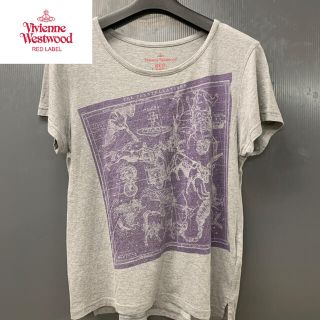 ヴィヴィアンウエストウッド(Vivienne Westwood)の【Vivienne Westwood RED LABEL】レーヨン混Tシャツ(Tシャツ(半袖/袖なし))