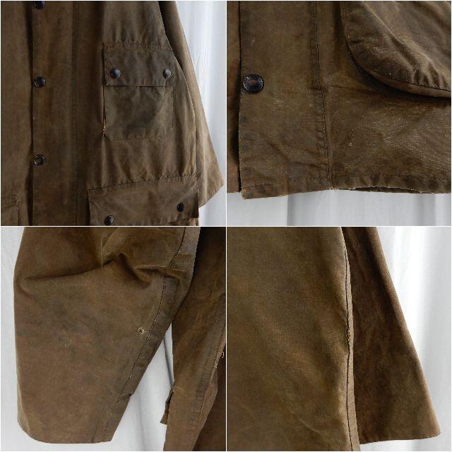 Barbour(バーブァー)のBarbour Solway Zipper Brown Size42 1989s メンズのジャケット/アウター(ステンカラーコート)の商品写真