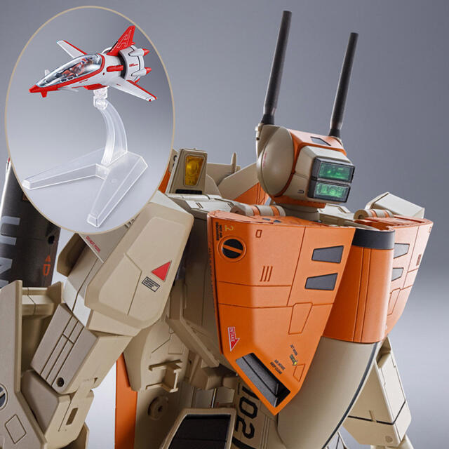 BANDAI(バンダイ)のDX超合金 VF-1D バルキリー＆ファン・レーサー エンタメ/ホビーのおもちゃ/ぬいぐるみ(模型/プラモデル)の商品写真