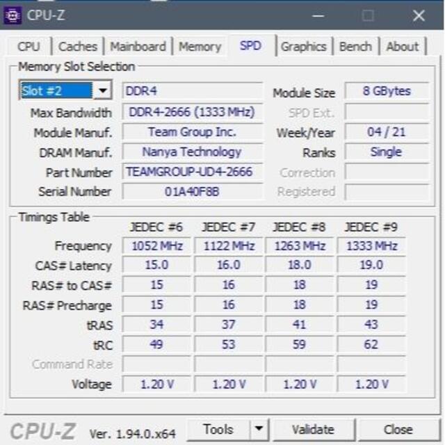 専用品 メモリ TEAMGROUP 16GB (8GBx2)  ^27 3