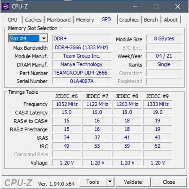 専用品 メモリ TEAMGROUP 16GB (8GBx2)  ^27 4