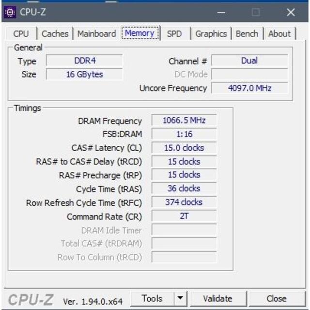 メモリ CORSAIR 16GB (8GBx2) DDR4-2666 ^29