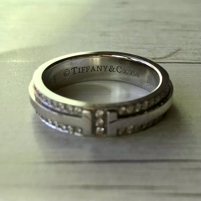 Tiffany & Co.(ティファニー)のきうい様専用 ティファニー Tツー ナロー パヴェ ダイヤモンド リング  レディースのアクセサリー(リング(指輪))の商品写真