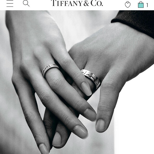 Tiffany & Co.(ティファニー)のきうい様専用 ティファニー Tツー ナロー パヴェ ダイヤモンド リング  レディースのアクセサリー(リング(指輪))の商品写真