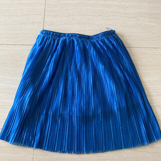 ザラキッズ(ZARA KIDS)のZARAgirls  ザラガールズ　スカート　ブルー　130(スカート)