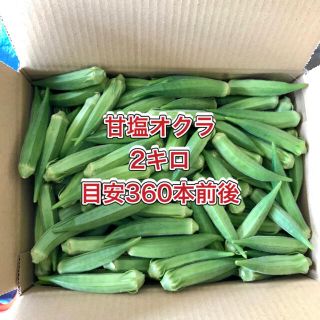 【鹿児島産】甘塩オクラ箱込み2キロ^_^クール(野菜)