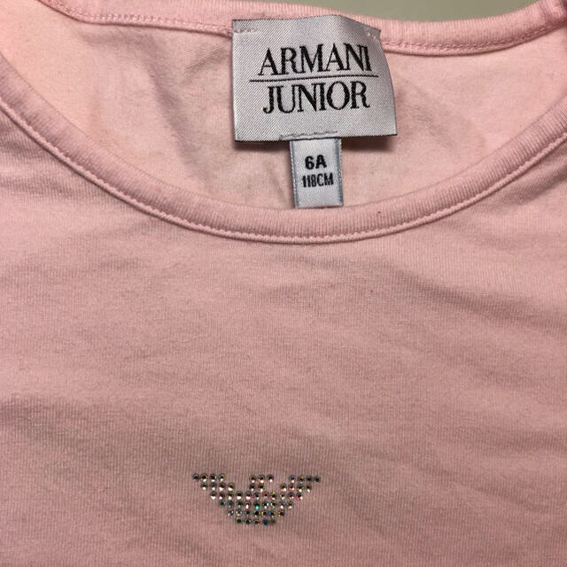 ARMANI JUNIOR(アルマーニ ジュニア)の♡ARMANI♡アルマーニジュニアTシャツ　6A(118㎝) キッズ/ベビー/マタニティのキッズ服男の子用(90cm~)(Tシャツ/カットソー)の商品写真