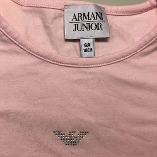 アルマーニ ジュニア(ARMANI JUNIOR)の♡ARMANI♡アルマーニジュニアTシャツ　6A(118㎝)(Tシャツ/カットソー)