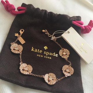 ケイトスペードニューヨーク(kate spade new york)の専用:未使用 ケイトスペード フラワー ビジュー ブレスレット(ブレスレット/バングル)