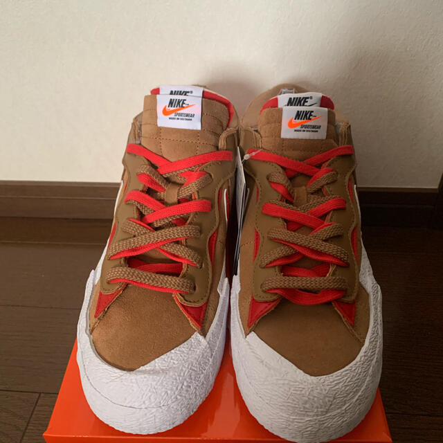 SACAI × NIKE BLAZER LOW "BRITISH TAN"