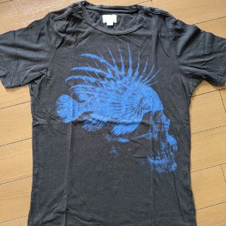 ディーゼル(DIESEL)のDIESEL だまし絵Tシャツ　ブラックM(Tシャツ/カットソー(半袖/袖なし))