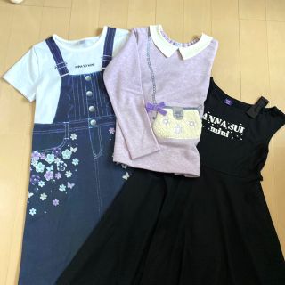 アナスイミニ(ANNA SUI mini)の【ご専用】ANNA SUImini 140【極美品】♡4点♡(ワンピース)