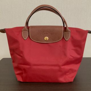 ロンシャン(LONGCHAMP)のロンシャン バッグ プリアージュ ハンドバッグ S レッド(トートバッグ)