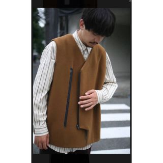 カラー(kolor)のSemoh wool melton vest サイズ2(ベスト)