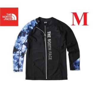 ザノースフェイス(THE NORTH FACE)のノースフェイス ラッシュガード メンズ 長袖 ジッパー水着 【M】 K184A(Tシャツ/カットソー(七分/長袖))