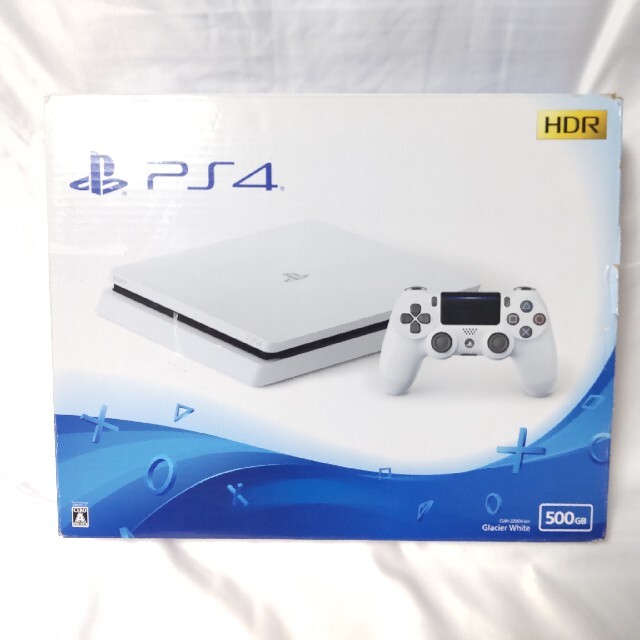 PS4 グレイシャーホワイト 薄型 CUH-2200A500GB 美品 PS4 グレイシャーホワイト 薄型 CUH-2200A500GB 美品