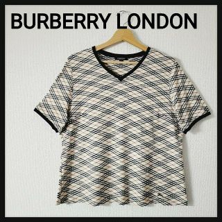 バーバリー(BURBERRY)の【美品】BURBERRY バーバリー ロンドン ノバチェック Tシャツ FREE(Tシャツ(半袖/袖なし))