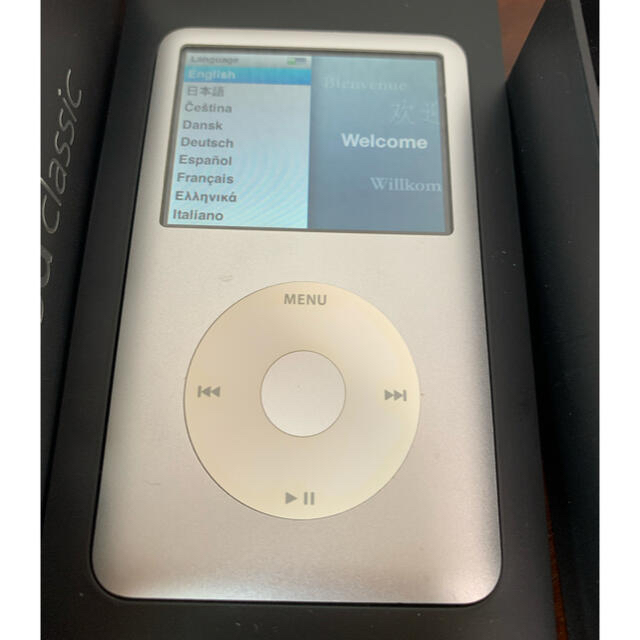 iPod(アイポッド)のiPod classic Apple アイポッド 初期化済 CLASSIC スマホ/家電/カメラのオーディオ機器(ポータブルプレーヤー)の商品写真