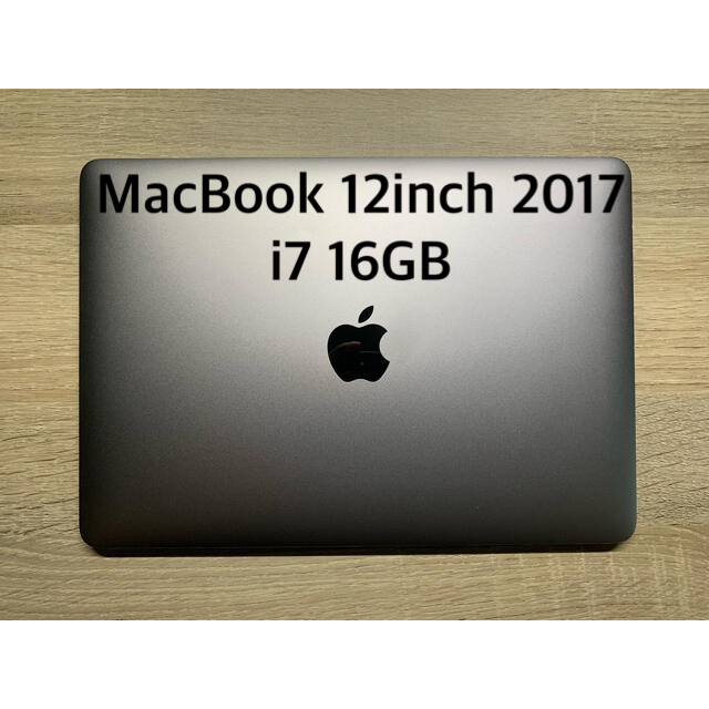日本未発売】 MacBook - Apple 12インチ RAM 16GB i7 2017 ノートPC