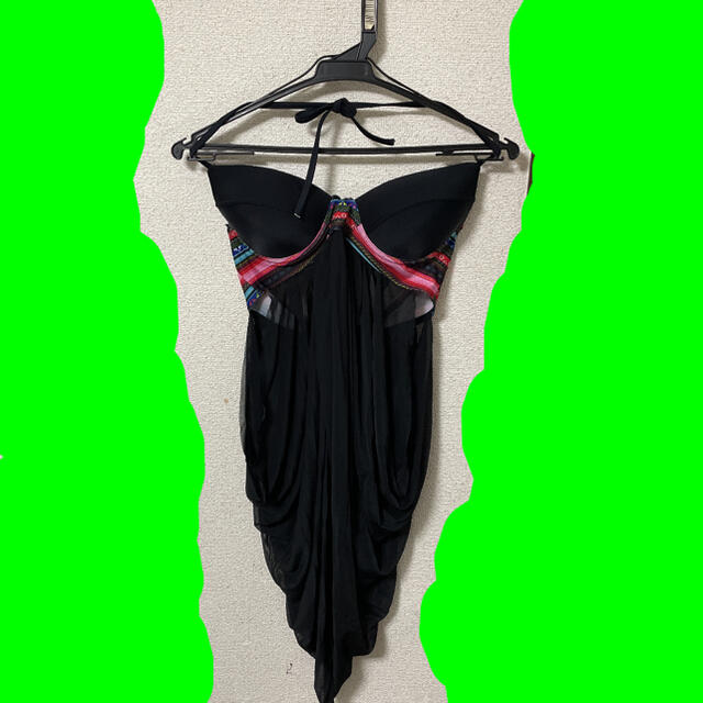 レディース 水着 ワンピース型 Lサイズ ブラック レディースの水着/浴衣(水着)の商品写真