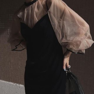 アメリヴィンテージ(Ameri VINTAGE)のAmeri VINTAGE MANY WAY TULLE VEIL DRESS(ロングワンピース/マキシワンピース)